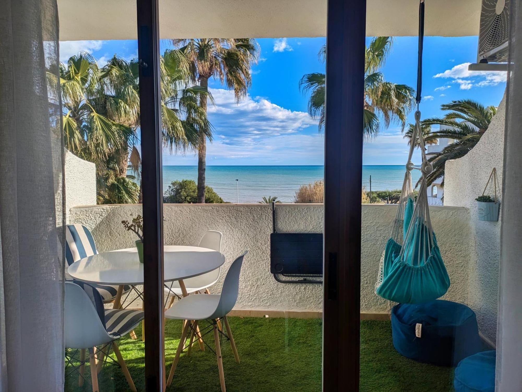 Primera Linea Playa Romana Frontal Al Mar Albert Villas Alcossebre Esterno foto